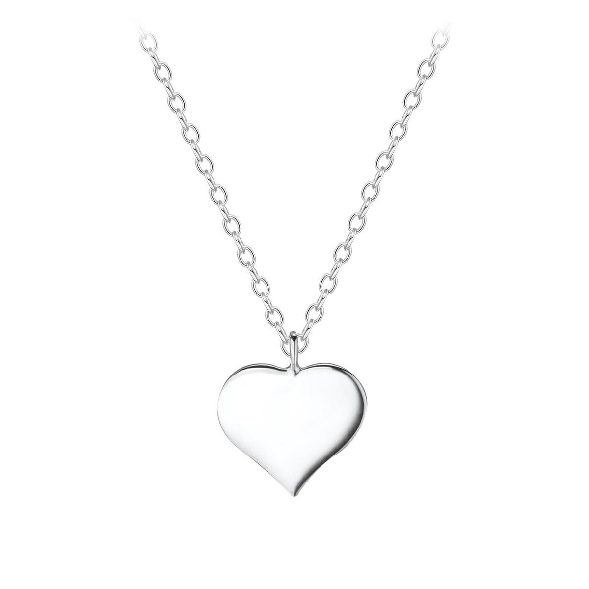 zilveren hartjes ketting | hart ketting dames | Zilverana | sieraden vrouw | Sterling 925 Silver