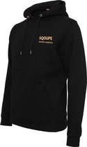 Sqoupe Iqon Heren hoodie - Sweater met capuchon - sporttrui zwart  - maat XL