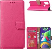 Xssive Hoesje voor Samsung Galaxy M21 - Book Case - Pink