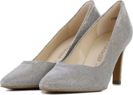 Peter Kaiser Vrouwen Pumps 76991 glitter - Zilver - Maat 37 | bol.com