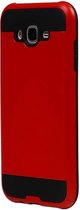 Tough Armor TPU Hoesje voor Galaxy J7 J700F Rood