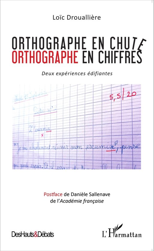 Orthographe en chute - cover