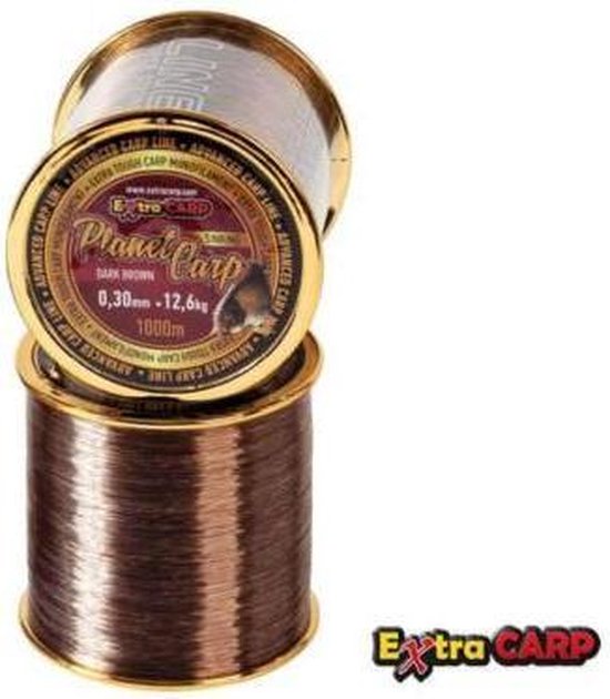 PLANET CARP 0.26mm - 1000m - 9.0kg - Nylon Karper lijn - Vislijn Karper Vissen — afbeelding 4