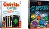 Afbeelding van het spelletje Spellenbundel - Kaartspel - Dobbelspel - 2 stuks - Qwirkle & Clever