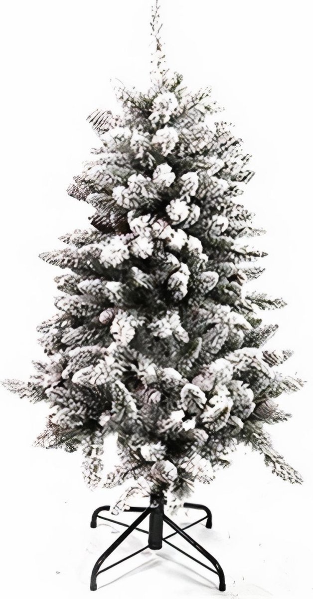 Cf Label Kunstkerstboom Met Sneeuw Polyresin 120 Cm