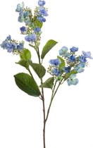 Kunstbloem Hortensia 75 cm blauw