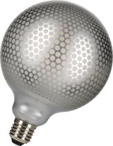 Bailey LED Orient Hexa Globelamp G125 E27 4W 270lm 2700K Zilver Dimbaar Ø12.5cm