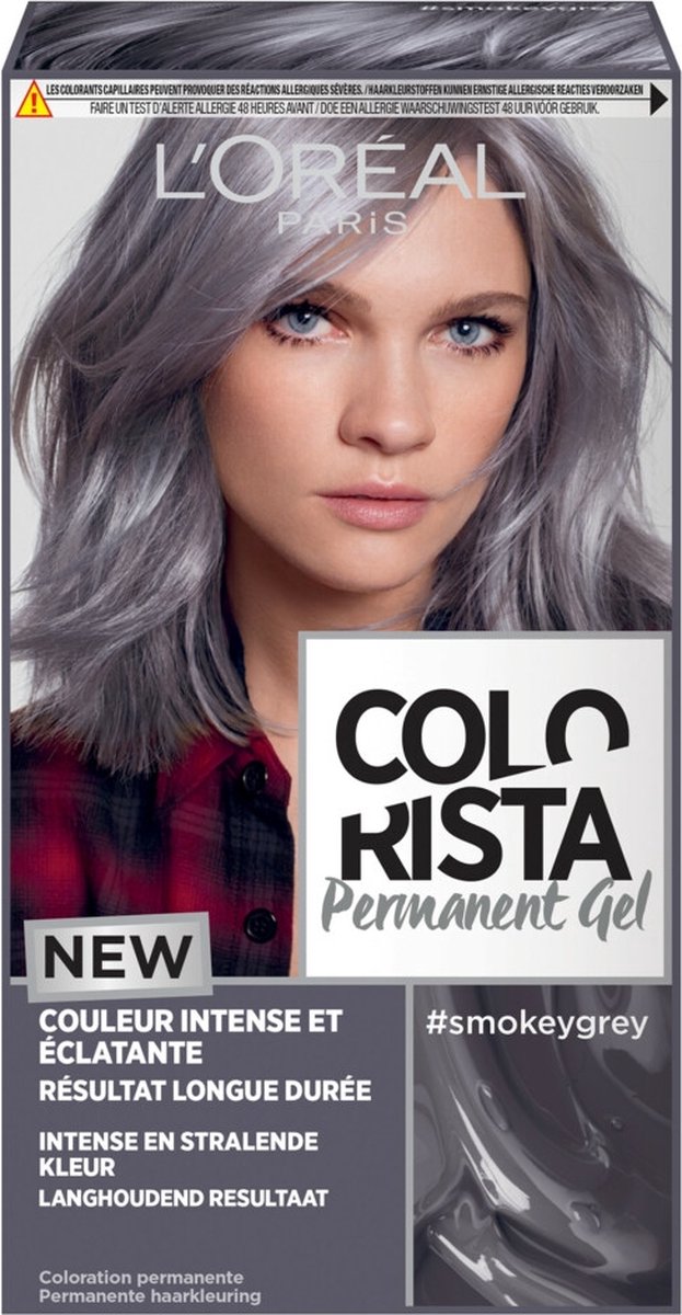 L'Oréal Paris Colorista PERMANENT FR/NL/GR SMOKEY couleur de cheveux Gris |  bol