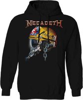 Megadeth Hoodie/trui -S- Full Metal Vic Zwart