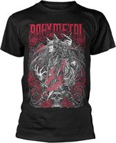 Babymetal Heren Tshirt -M- Rosewolf Zwart