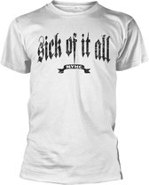 Sick Of It All Heren Tshirt -XXL- Pete Wit