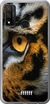 Huawei P Smart (2020) Hoesje Transparant TPU Case - Tiger #ffffff