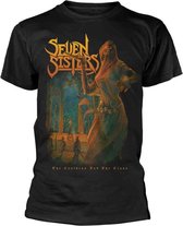 Seven Sisters Heren Tshirt -S- The Cauldron And The Cross Zwart