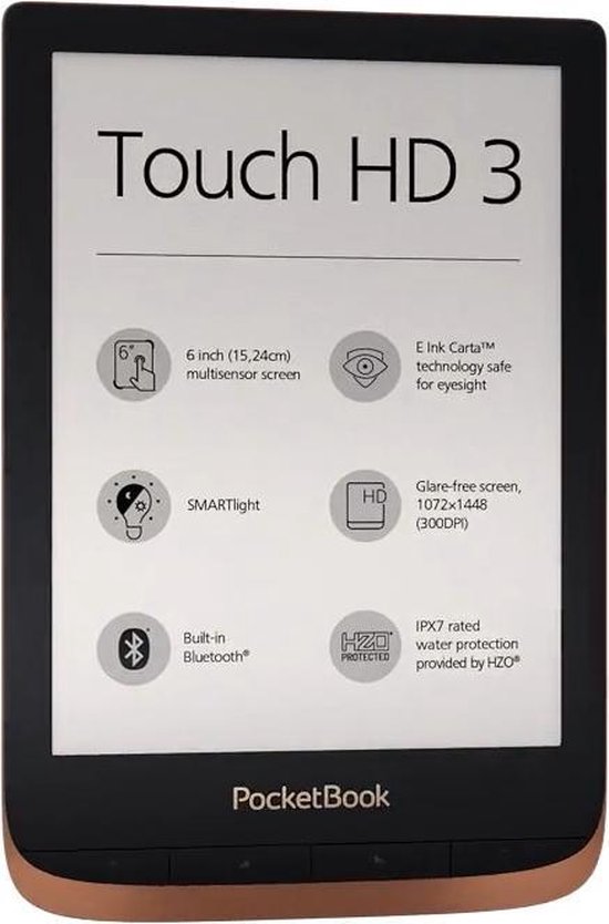 PocketBook Touch HD 3 Spicy Copper e reader Hardware Info