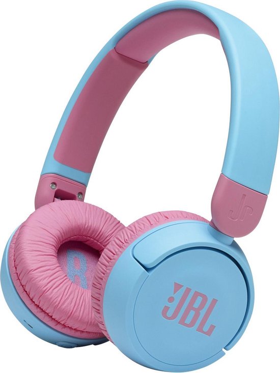 JBL JR310BT Kids - Draadloze on-ear koptelefoon - Blauw/Roze