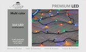 1x Kerstverlichting 360 gekleurde leds met dimmer en timer - voor buiten en binnen - boomverlichting