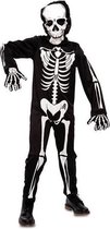 Witbaard Verkleedkostuum Skelet Junior Polyester Zwart/wit 122-138 Cm