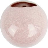 Pt, (Present Time) Globe - Wand bloempot - Keramiek - Ø14,5 x 9,8 cm - Roze