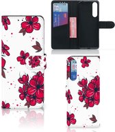 Mobiel Hoesje Sony Xperia 1 II Book Case Blossom Red
