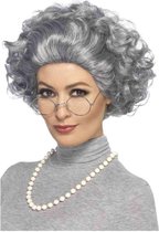 Ensemble Granny pour adultes - Perruque habillée