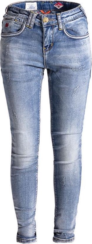Blue Barn Jeans - Matsudo - lichte skinny fit meisjes denim - Maat 116/122  | bol.com