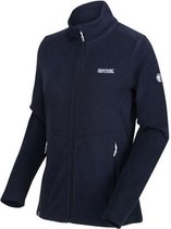 Floreo III wandelfleece met een gemiddeld gewicht en rits over de volle lengte van Regatta voor dames met antipluisafwerking, Sportjas, marineblauw