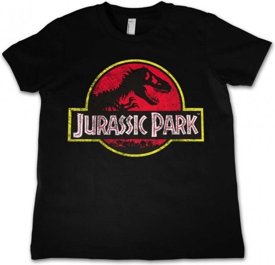 JURASSIC PARK - Kinder T-Shirt Logo Distressed (6 Jaar)