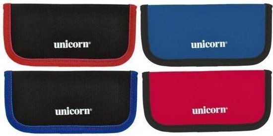 Afbeelding van het spel Unicorn Midi Velcro Case - Rood - Zwarte rand