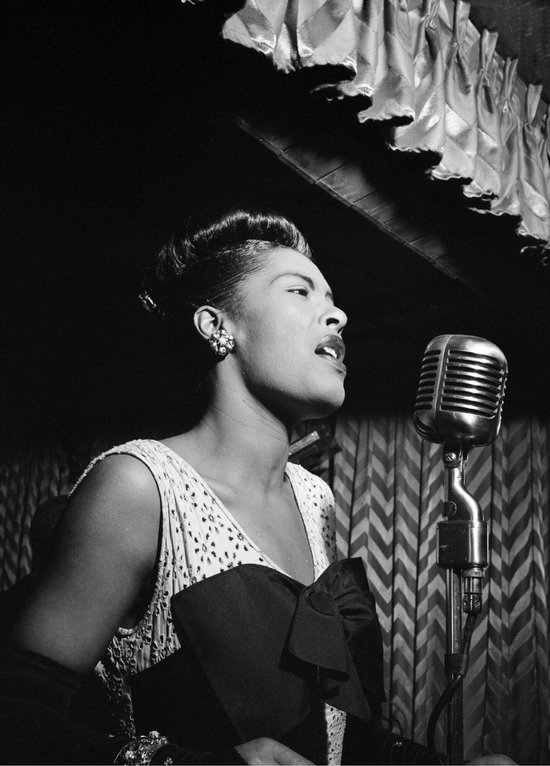 Poster Billie Holiday - Large 70x50 - Jazz - 'Lady Day' - Pop - Muziek - Vintage
