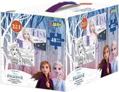 Luna Legpuzzel/kleurplaat Frozen Meisjes 48 Stukjes