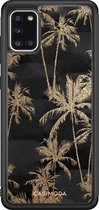 Samsung A31 hoesje - Palmbomen | Samsung Galaxy A31 case | Hardcase backcover zwart