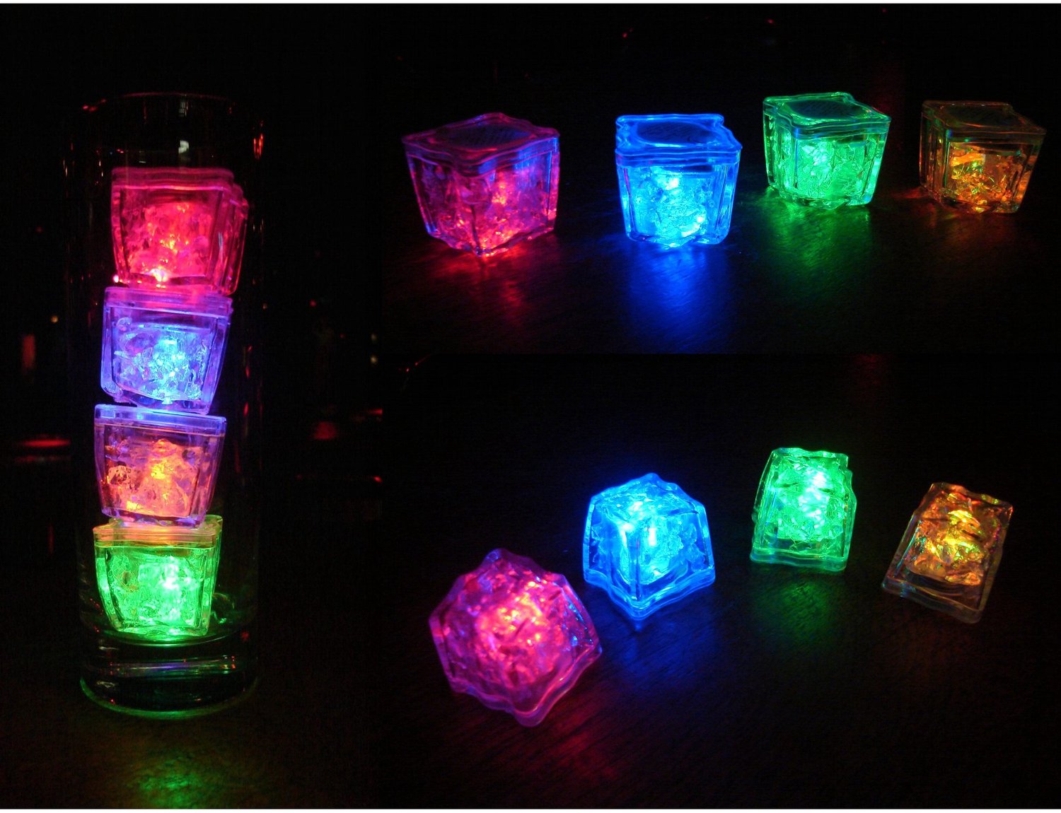 GOODMARK - Verlichte ijsblokjes LED - Decoratie > Bewegende decoratie