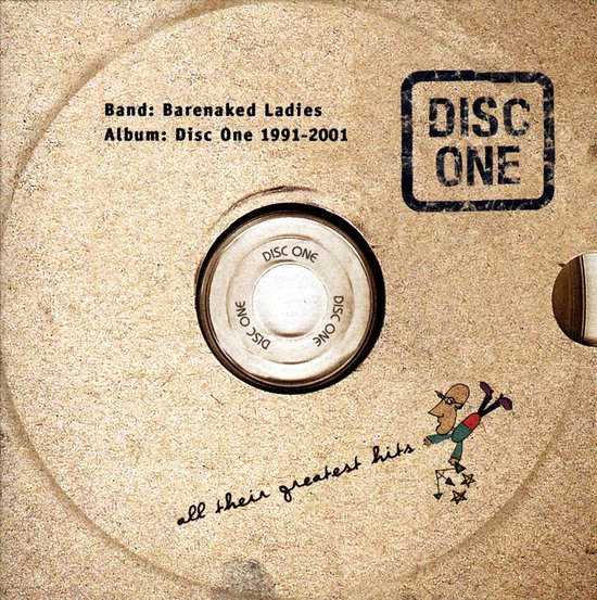 CD met 'Disc One 1991-2001' en 'all their greatest hits' van Barenaked Ladies.