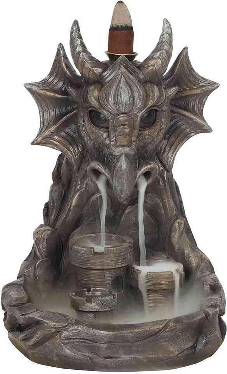 Something Different Backflow Wierookhouder Grey Dragon Grijs