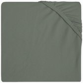 Jollein - Baby Hoeslaken Boxmatras Jersey (Ash Green) - Katoen - Hoeslaken Box - 75x95cm