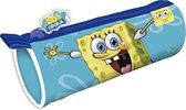 Nickelodeon Etui Spongebob Junior 21 X 7,5 Cm Polyester Lichtblauw