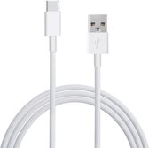 USB type C kabel 1 meter wit Fast Charge (2A) Watchbands-shop.nl