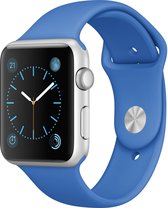 watchbands-shop.nl bandje - bandje geschikt voor Apple Watch Series 1/2/3/4 (42&44mm) - Blauw - M/L