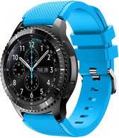 watchbands-shop.nl Siliconen bandje - Samsung Gear S3 - lichtBlauw