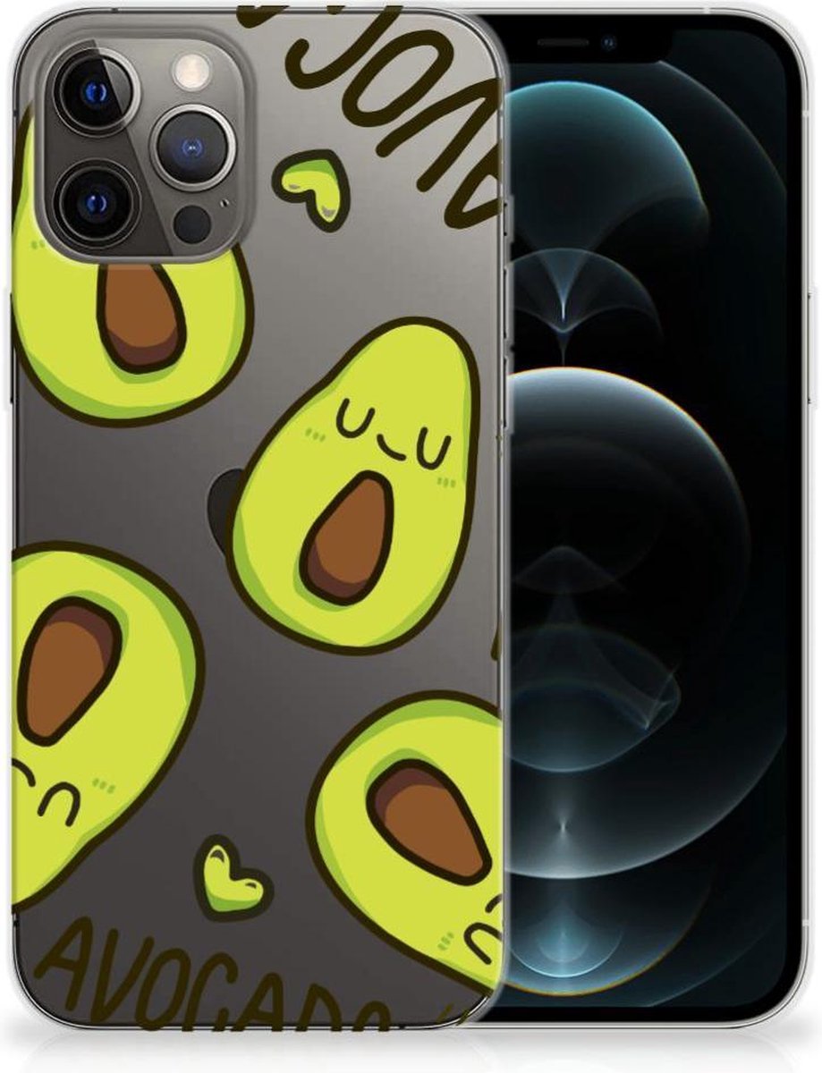 iPhone 12 Pro Max Telefoonhoesje met Naam Avocado Singing