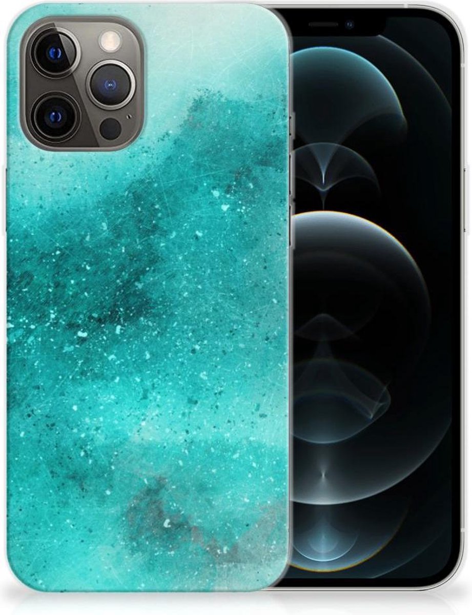 Hoesje maken iPhone 12 Pro Max Painting Blue