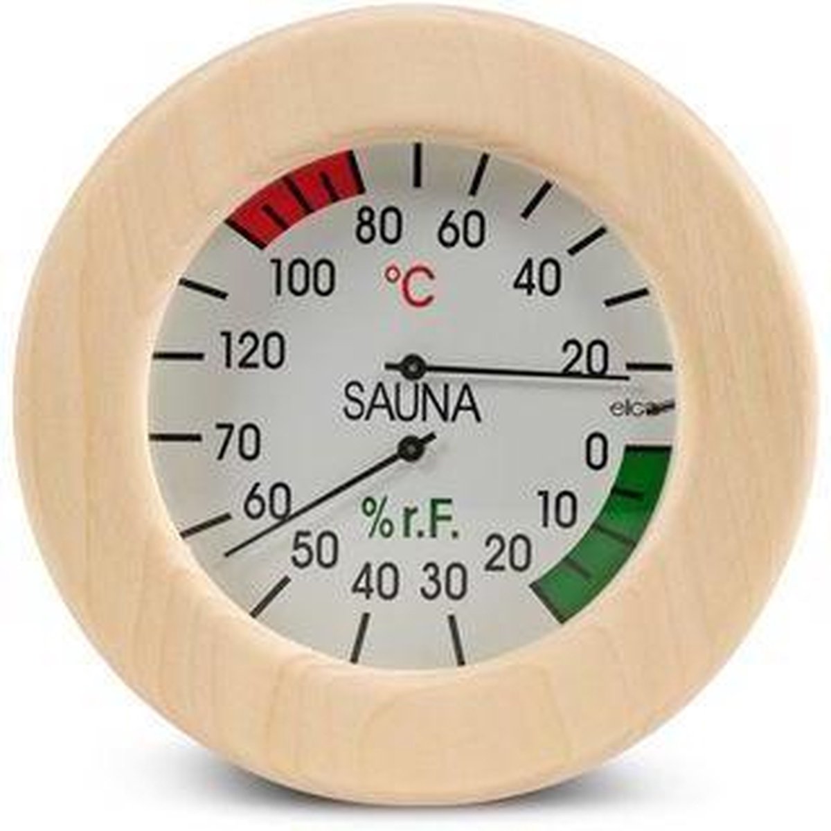 Goedkoopste Hygro en Thermometer rond hout (OM