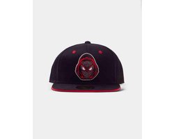 Marvel SpiderMan Snapback Pet Miles Badge Zwart