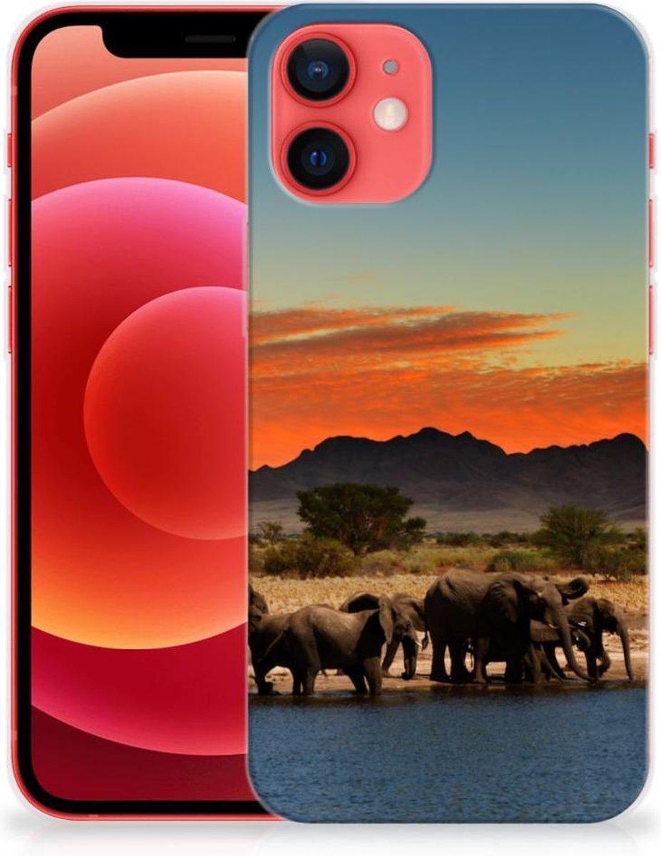 iPhone 12 Mini TPU Hoesje Olifanten