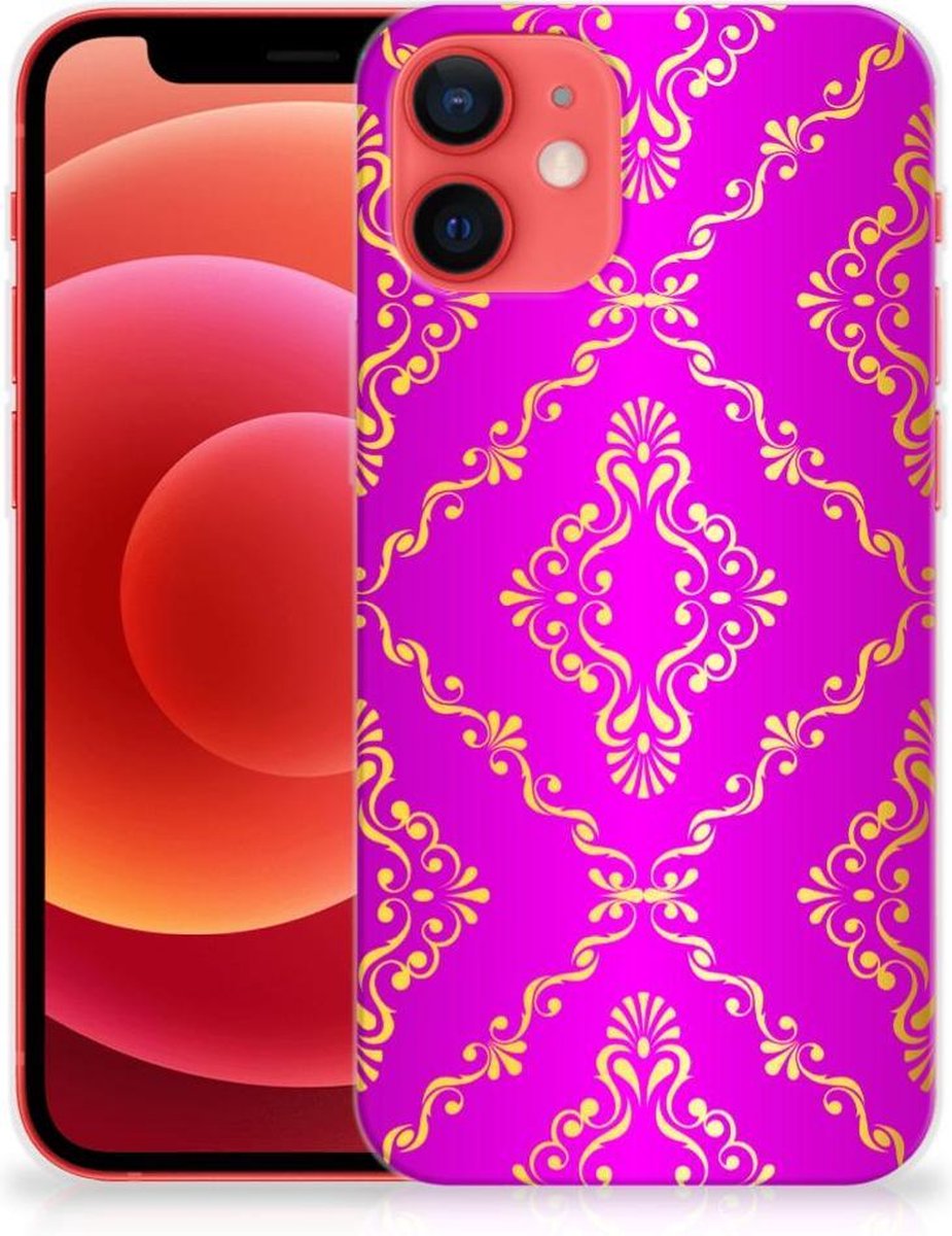 Siliconen Hoesje iPhone 12 Mini Barok Roze