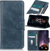 Zakelijke Book Case Telefoonhoesje voor Oppo Find X2 Neo - Blauw