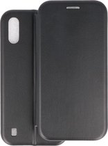 Slim Folio Case - Book Case Telefoonhoesje - Folio Flip Hoesje - Geschikt voor Samsung Galaxy A01 - Zwart