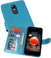 Wallet Cases Hoesje Geschikt voor LG K8 2018 Turquoise