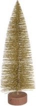 Non-branded Kerstboom Oscar 20 Cm Polyresin Goud