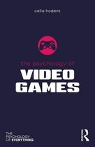 De omslag van het boek 'The Psychology of Video Games' met een roze gamecontroller-icoon op een donkerblauwe achtergrond.
